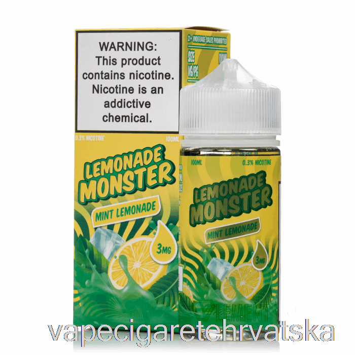 Vape Hrvatska Mint - Lemonade Monster - 100ml 3mg